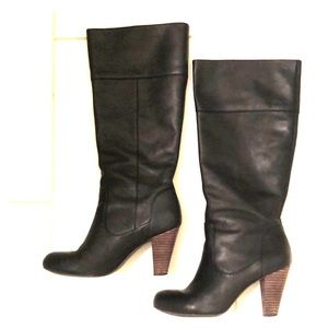Tall black boots